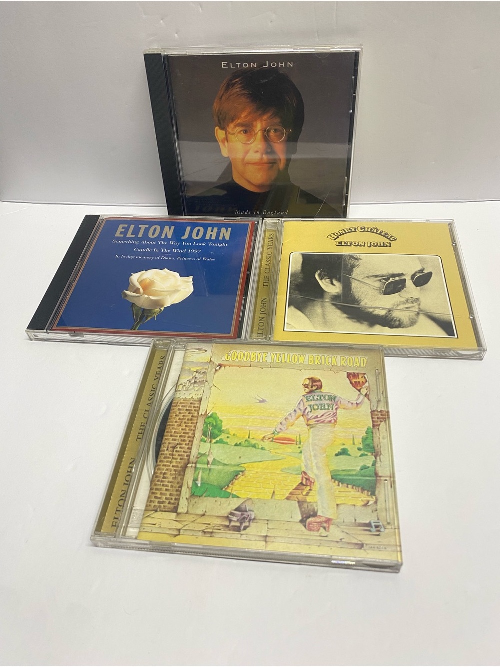 ^ Elton John CD Lot of 4 Albums - Goodbye Yellow Brick Road, Honky Chateau + Mor